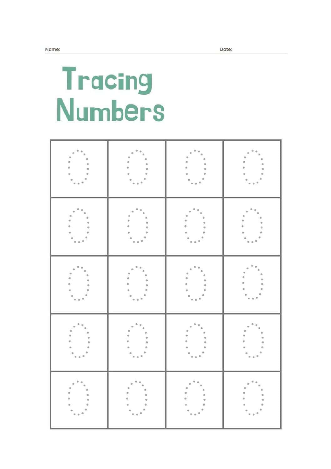Printable Numbers 0-9 PDF Bundle | Number Recognition & Counting Activities for Kids | Preschool Learning Worksheets - Image 11