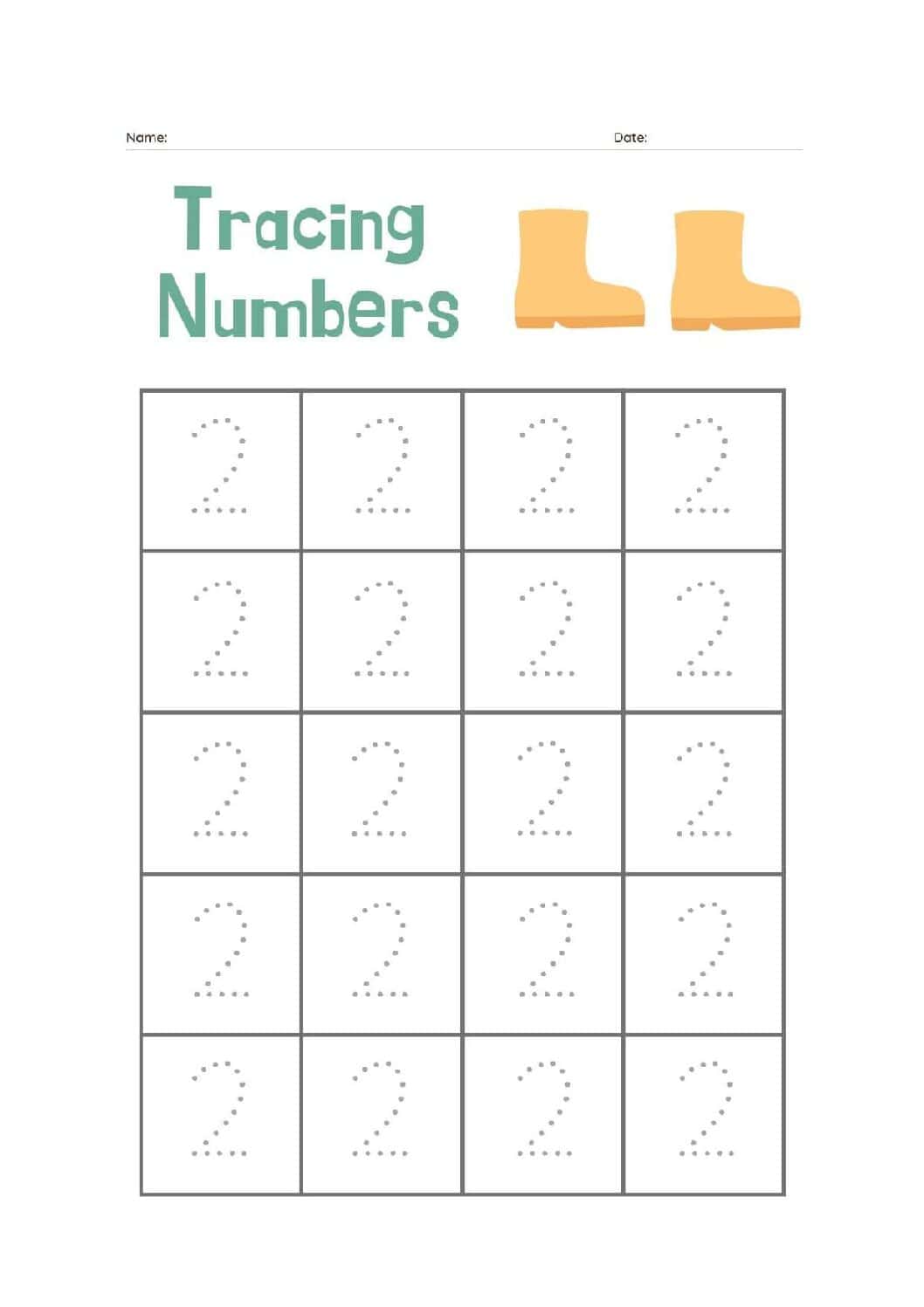 Printable Numbers 0-9 PDF Bundle | Number Recognition & Counting Activities for Kids | Preschool Learning Worksheets - Image 3